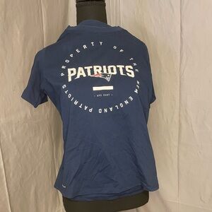 Nike Dri-Fit Blue New England  Patriots Kids Short Sleeve Tee